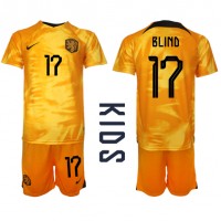 Dres Nizozemska Daley Blind #17 Domaci za djecu SP 2022 Kratak Rukav (+ kratke hlače)